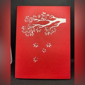 Flower basket pop up card for mom or wife.